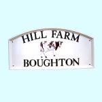 Curved Top Rectangle House Sign - 24 x 12